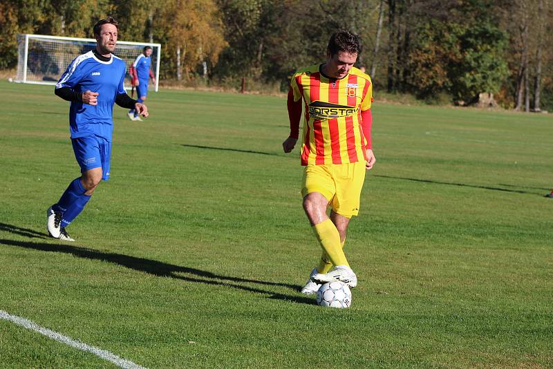 Fotbalová B třída: Husinec - Strakonice B 2:1.