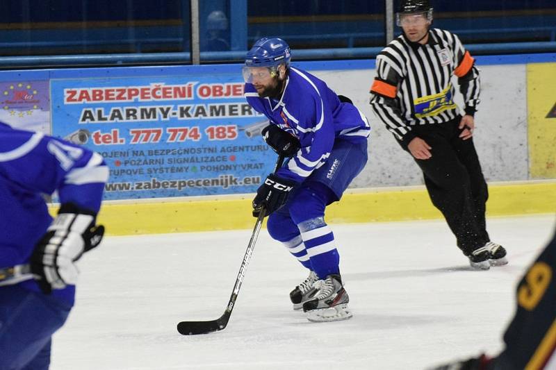 Hokejová Krajská liga: Vimperk - Humpolec 2:3.