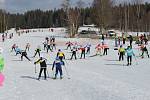 První díl 32. ročníku Šumavského Skimaratonu absolvovali lyžaři klasici mezi Modravou a Kvildou. Běželo se volnou technikou, zítra je na programu klasika.Foto: Zdeněk Formánek