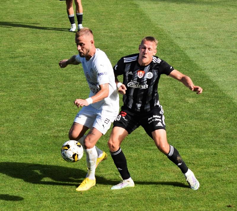 FORTUNA:LIGA: Dynamo České Budějovice - Slovácko 2:2.