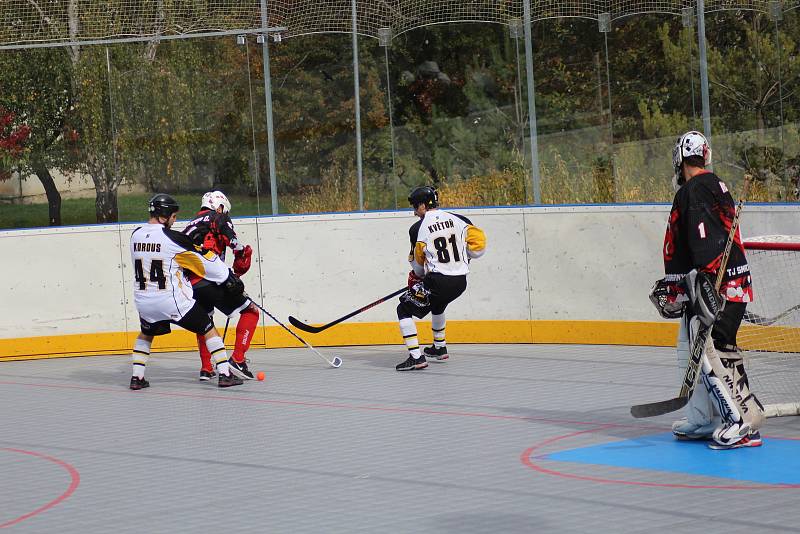 Highlanders Prachatice porazili v první lize Snack Dobřany 3:1.