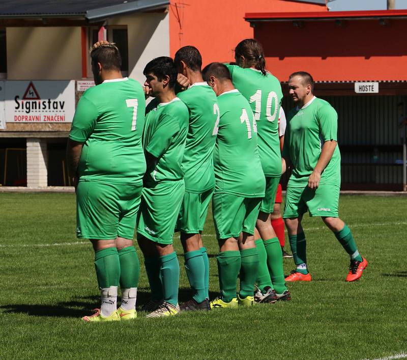 Fotbalový OP Prachaticka: Lhenice B - Dub 8:0. Foto: Jan Klein