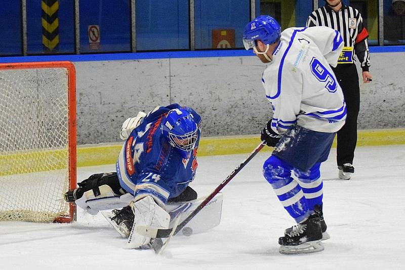 Dohrávka KL hokejistů: HC Vimperk - OLH Soběslav 4:7.