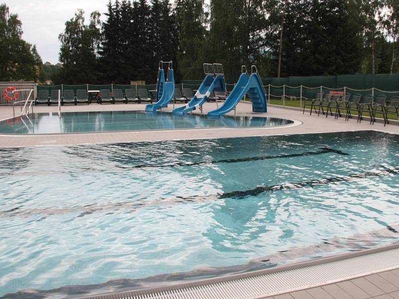 Areál vodních sportů ve Vimperku.