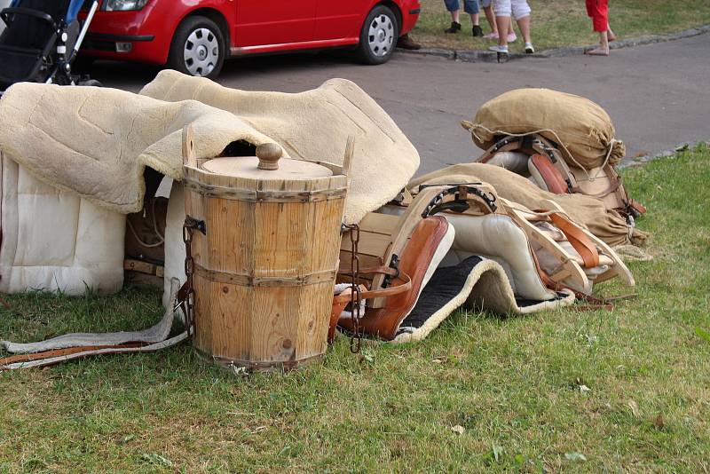 Parkán se stal útočištěm pro historická řemesla a ležení soumarů.