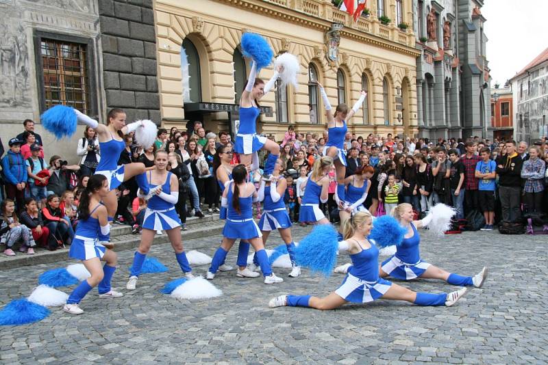 Setkání s prezidentem Milošem Zemanem v Prachaticích.