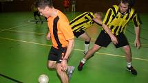 V sobotu 17. ledna se ve sportovní hale v Prachaticích odehrály zápasy krajského finále Českého poháru futsal sálové kopané. Foto z utkání Norton – Strojírna Honner ČB.