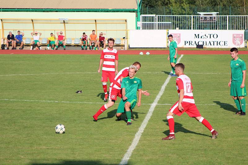 Fotbalová I.A třída: Prachatice - Lhenice 2:1.