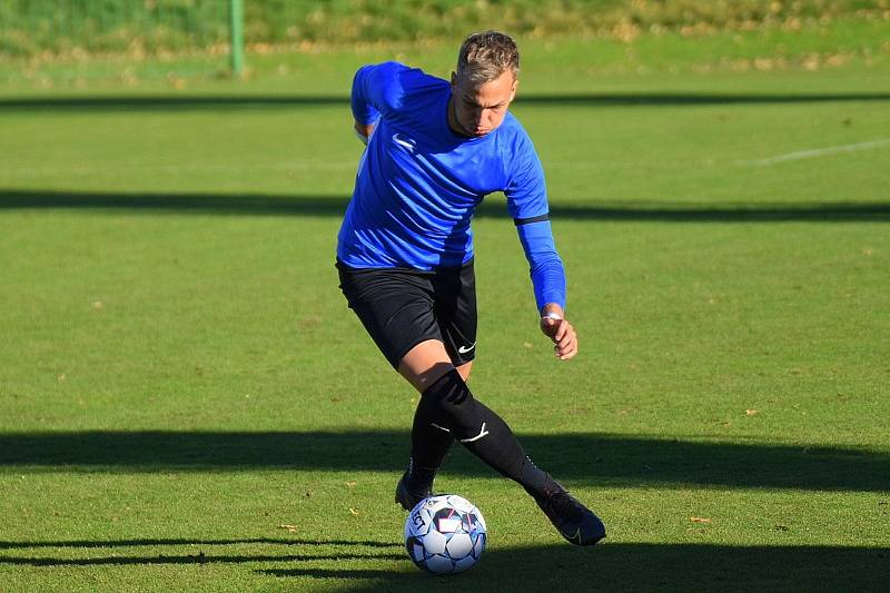 Fotbalová I.B třída: Vacov - Bělčice 0:1.