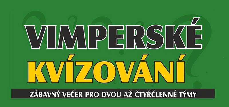 Vimperské kvízování v pátek 30. září od 19 hodin v Kavárně ve Skále.