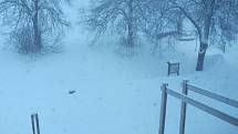Přes třicet centimetrů sněhu leží aktuálně na Javorníku na Prachaticku.