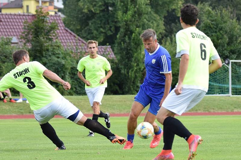 Přípravný fotbal: Šumavan Vimperk - Sokol Stachy 5:0 (4:0).