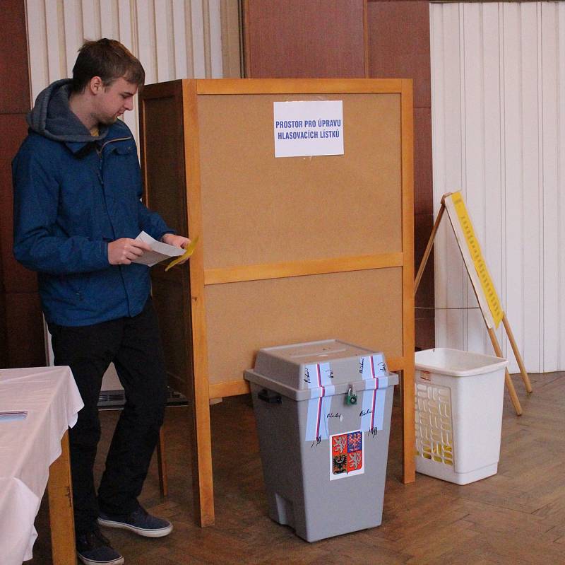Druhé kolo prezidentských voleb v Netolicích.