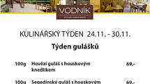 Týdenní nabídka - Restaurace Vodník Vimperk