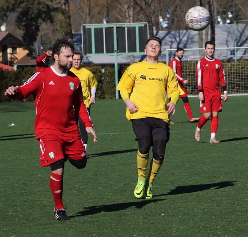 Fotbalová příprava: Jankov - Lhenice 2:0.