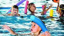 VODA JE PŘÍTEL. Každý den táboření v plaveckém bazénu se děti naučí něco nového a voda je jim stále větším přítelem. Na konci týdne tak budou všichni plavat jako delfíni.