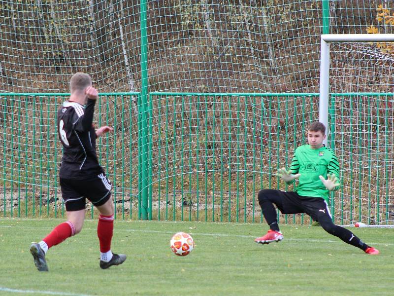 Fotbalová A třída: Prachatice B - Trhové Sviny 0:4.