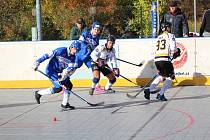 Extraliga hokejbalu: HBC Prachatce - HBC Pardubice 2:8 (1:4, 1:1, 0:3).