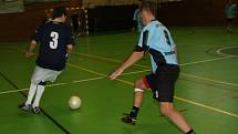 V sobotu 17. ledna se ve sportovní hale v Prachaticích odehrály zápasy krajského finále Českého poháru futsal sálové kopané. Foto z utkání Strabag  PT – FC Tex Color.