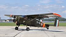 Z historických letadel uvidíte nově také MH.1521 Broussard - francouzský víceúčelový válečný hornoplošník z 50. let 20. stol.