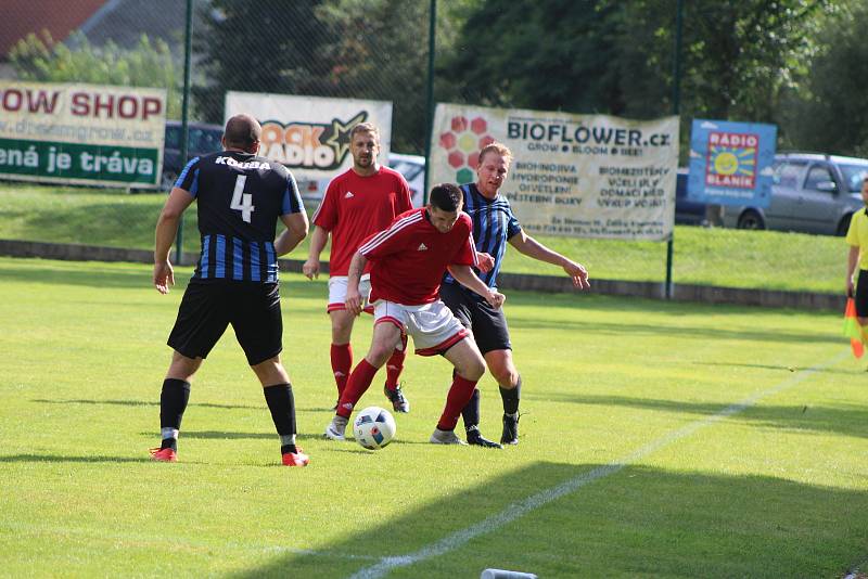 Fotbalová I.A třída: Strunkovice nad Blanicí - Velešín 0:0.