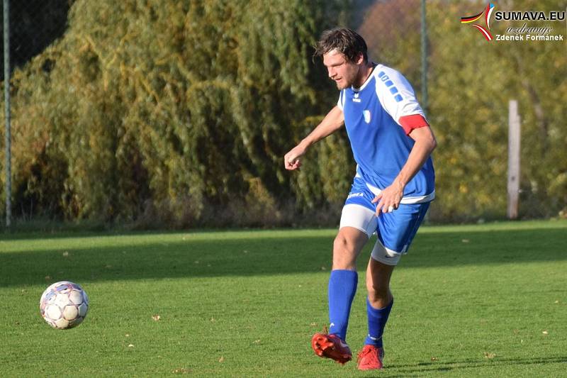 Fotbalový OP Prachaticka: Vacov B - Volary 5:2.