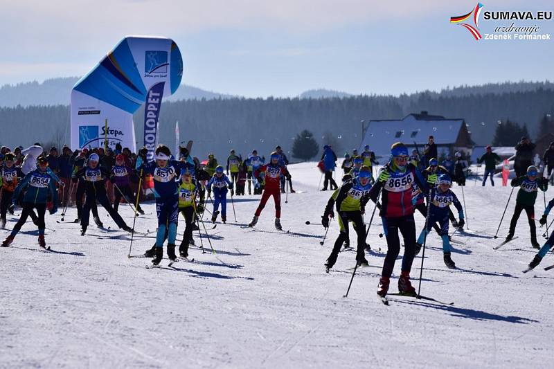 Šumava o víkendu žila dalším ročníkem Šumavského skimaratonu.