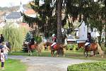 Hubertova jízda 2019 na zámku Skalice v Bohumilicích. Foto: Deník/Nikola Beranová