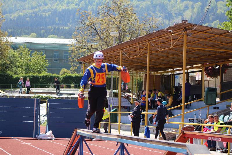 V sobotu se na prachatickém stadionu konala soutěž hasičů.