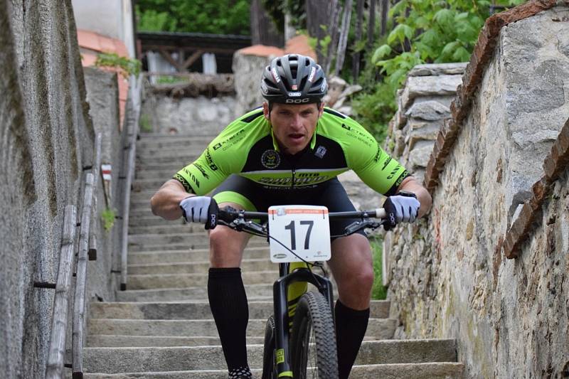 Bikeři si to rozdali při Vimperských schodech. Foto: Zdeněk Formánek