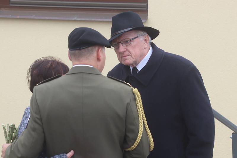 Pohřeb Tomáše Procházky v jeho rodných Prachaticích.