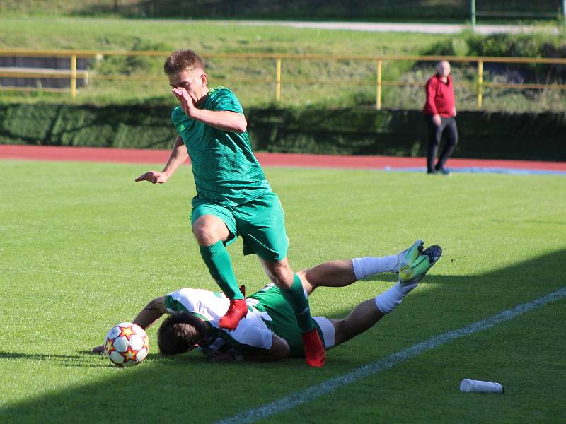 Fotbalový KP: Tatran Prachatice - Slavoj Český Krumlov 1:1 (0:1).