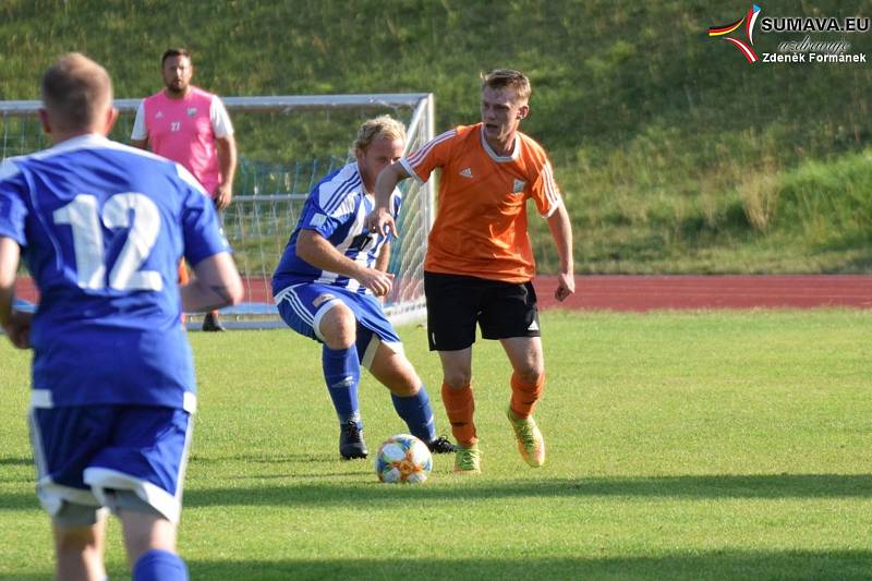 Fotbalová I.A třída: Vimperk - Sousedovice 2:0.