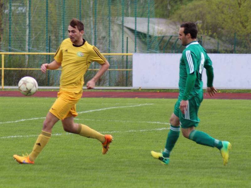 Prachatice (ve žlutém) - Nová Ves 1:0.