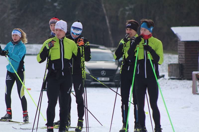 Vimperští lyžaři aktuálně ladí formu na Vodníku.