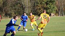 Fotbalová B třída: Husinec - Strakonice B 2:1.