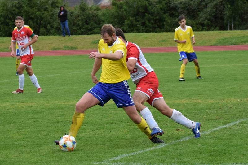 Fotbalová A třída: Vimperk - Semice 2:0.