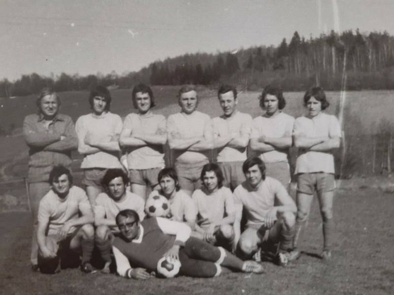 Z historie lažišťského fotbalu. Foto: Archiv FK Lažiště