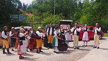 Zahájení plavení na Schwarzenberském plavebním kanále na Jeleních Vrších.