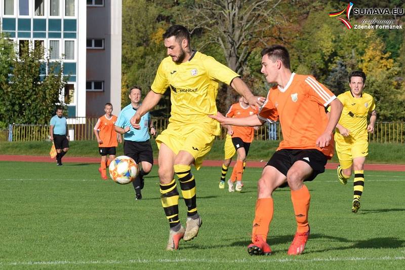 Fotbalová I.A třída: Vimperk - Lhenice 1:1.