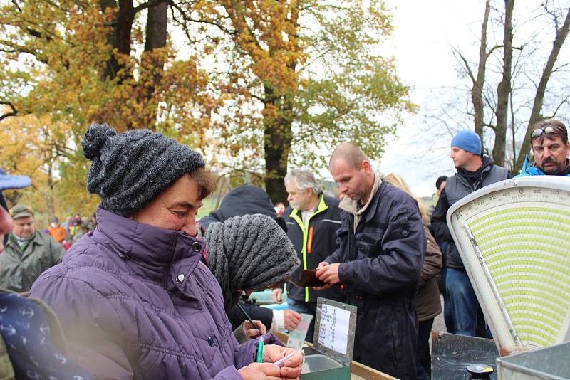 Výlov Dubského rybníku byl již tradičně středem zájmu široké veřejnosti. Na své si tu přišly ale i děti.