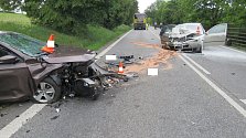 Vážná dopravní nehoda u Libějovic.