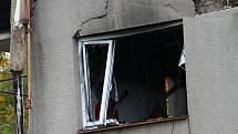 Výbuch v Lenoře zdemoloval obytný dům. Foto: Deník/Stanislav Falář