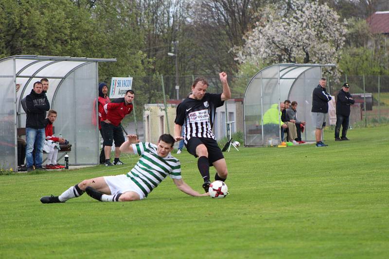 Fotbalová i.B třída: Vacov - Volyně 6:0.