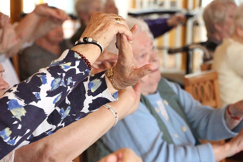 Mezigenerační setkání v Domově seniorů Mistra Křišťana v Prachaticích.