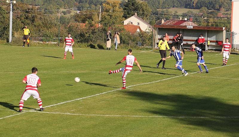 Fotbalová B třída: Lhenice - Sousedovice 2:2.