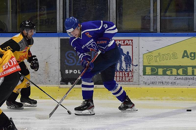 KL ledního hokeje: HC Vimperk - TJ Bpžetice 9:0 (3:0, 3:0, 3:0).