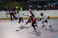 Extraliga hokejbalu: HBC Prachatice - Snack Dobřany 4:3 pp (0:1, 2:2, 1:0 - 1:0)