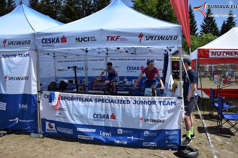 Zadov hostil další díl Českého poháru cross country horských kol.