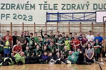 Florbalové loučení s rokem v Netolicích. Foto: DDM Florbal Netolice